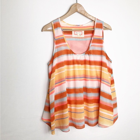 Meadow Rue Merlon split back, overlay blouse - Picture 9 of 12